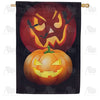 Pumpkin Moon Double Sided House Flag
