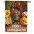 America Forever Thanksgiving Turkey Double Sided House Flag