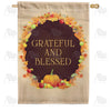 Grateful And Blessed Double Sided House Flag
