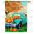 Day At Pumpkin Farm Double Sided House Flag