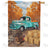 Old Pick Up Truck Double Sided House Flag