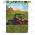 Farming Until Sunset Double Sided House Flag