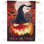 Glowing Jack-O-Lantern Double Sided House Flag