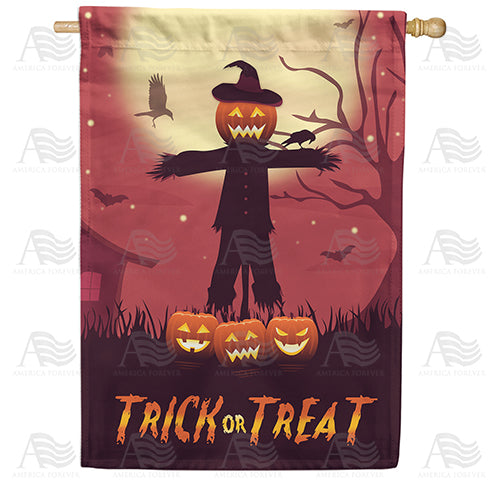 Eerie Halloween Night Double Sided House Flag