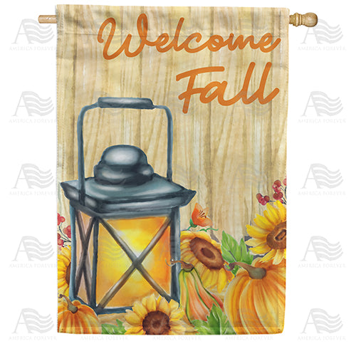 Fall's Glow Double Sided House Flag