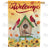 Fall Cardinal Family Double Sided House Flag