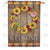 Fall Welcome Wreath Double Sided House Flag