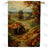 Peaceful Autumn Valley Double Sided House Flag