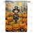 Penelope's Pumpkin Patch Double Sided House Flag