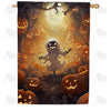 Wicked Pumpkin Tunnel Double Sided House Flag