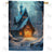 Frozen Evil House Double Sided House Flag