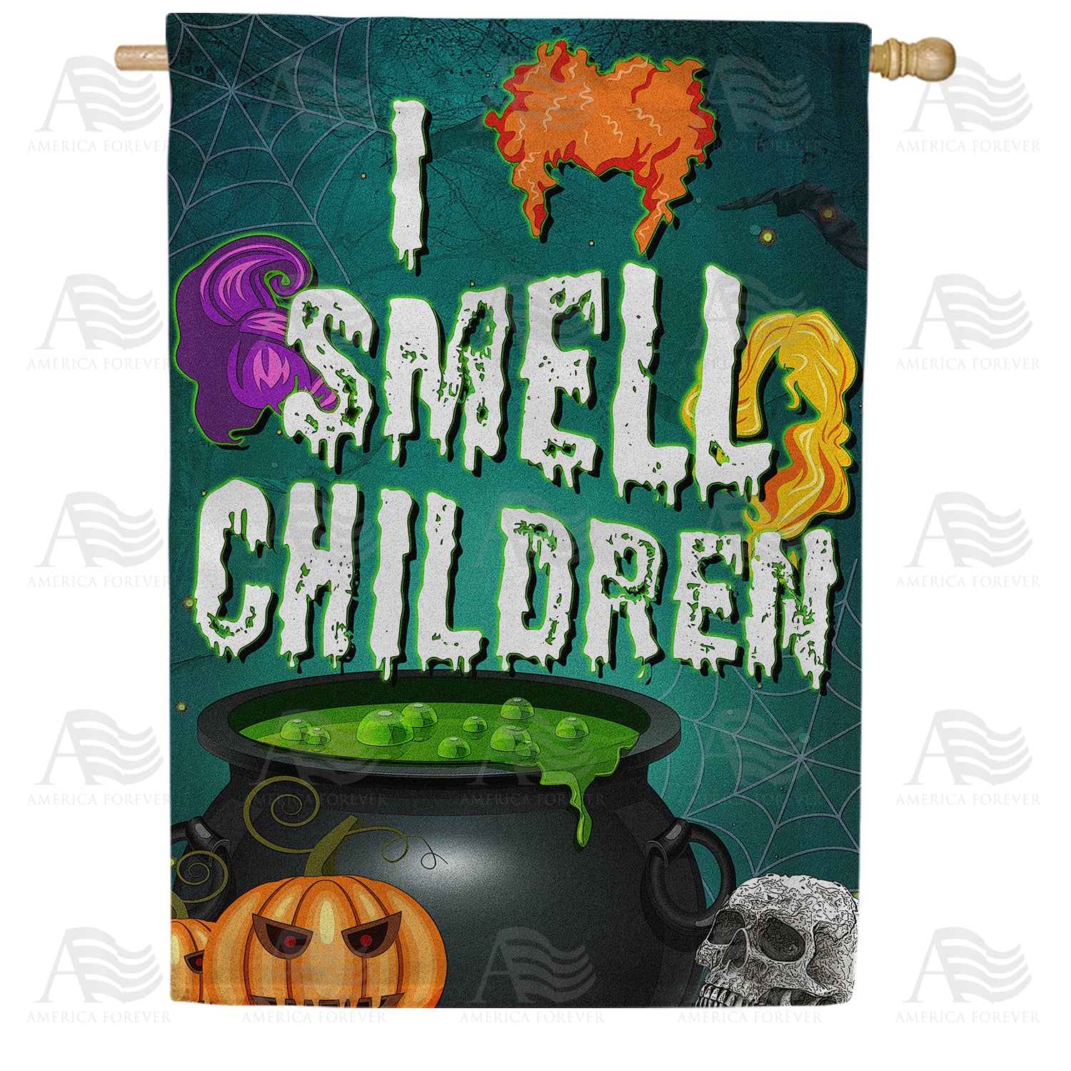 I Smell Children Double Sided House Flag