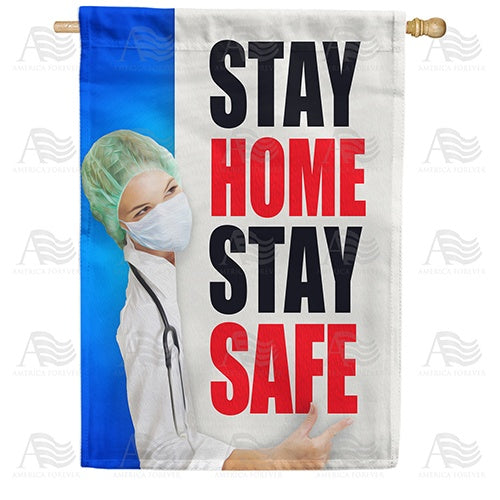 Spread The Word, Not The Virus Double Sided House Flag