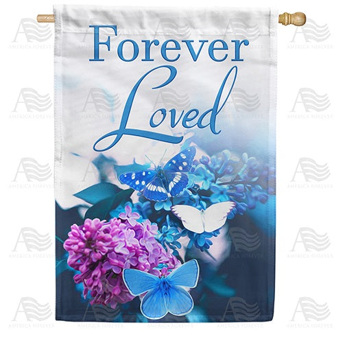 Feeling Blue Missing You Double Sided House Flag