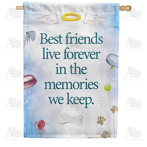 Pet Memories Double Sided House Flag