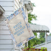Personalized Old Fashion Flowers Message House Flag