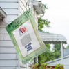 Personalized Lush Leaves House Flag