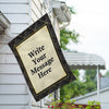 Personalized Quilted Royalty Message House Flag