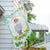Personalized Rose Greenery House Flag
