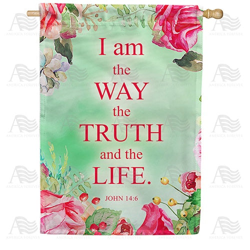 God Almighty Double Sided House Flag