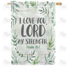 I Love You Lord Double Sided House Flag
