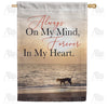 Remembering A Pet's Love Double Sided House Flag