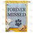 Forever Missed Etched In Stone Double Sided House Flag