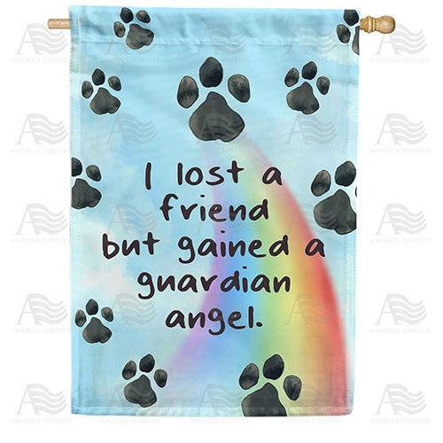 My Heavenly Guardian Angel Double Sided House Flag