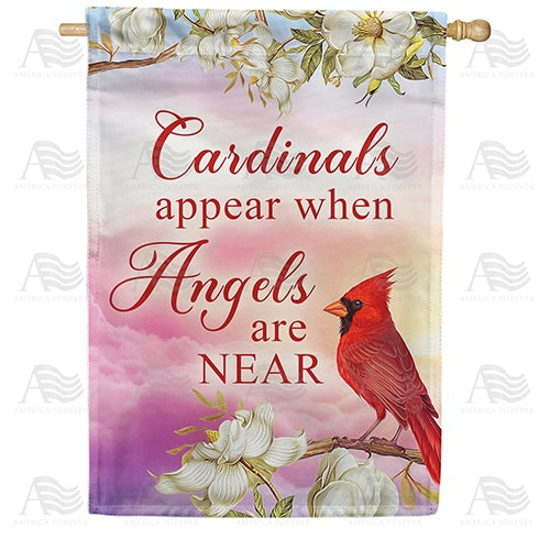 Cardinal Angels Double Sided House Flag