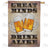 Great Minds Drink Alike Double Sided House Flag