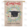 Personalized Sweet Success Message House Flag