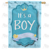 Personalized It's A Boy Plaque Message House Flag