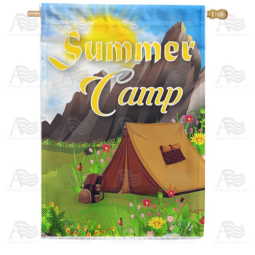 Summer Camp Double Sided House Flag