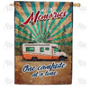 Making Camping Memories Double Sided House Flag