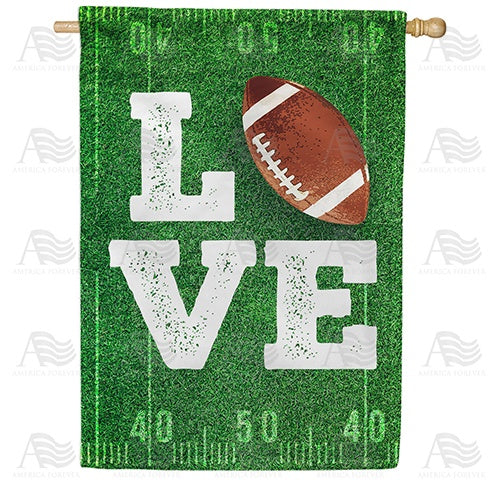 Football Lover Double Sided House Flag