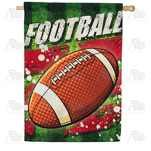 Football Fever Double Sided House Flag