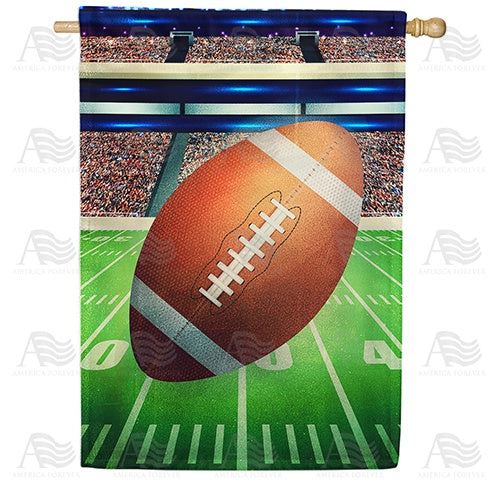 Kickoff To Football Season Double Sided House Flag