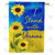 I Stand with Ukraine - Sunflowers Double Sided House Flag