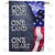 One America Double Sided House Flag