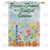 Soulful Garden Floral Double Sided House Flag
