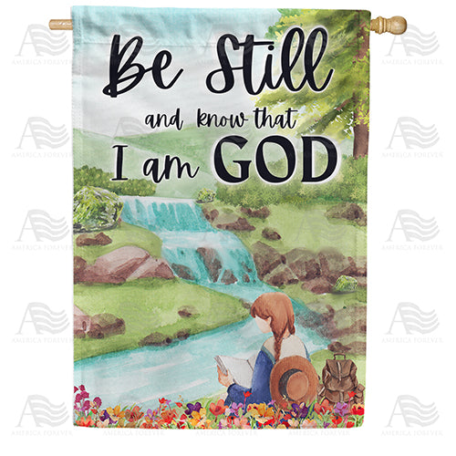 Listen To God's Words Double Sided House Flag
