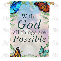 The Beauty Of God's Love Double Sided House Flag