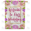 Wedding Welcome Double Sided House Flag
