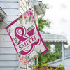 Personalized Mr & Mrs- Mulberry Purple House Flag