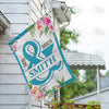 Personalized Mr & Mrs- Cornflower Blue House Flag