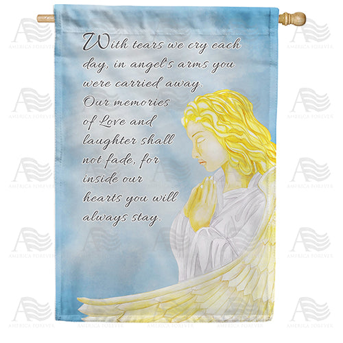 In My Heart Always Double Sided House Flag