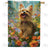 Happy Terrier Double Sided House Flag
