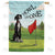 Canine Golf Double Sided House Flag