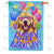 Birthday Dog Double Sided House Flag