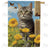 Butterfly Stalker Double Sided House Flag